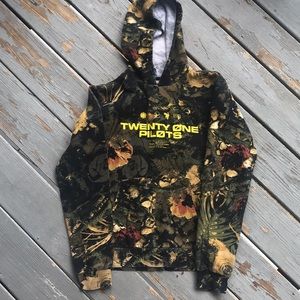 Twenty One Pilots Trench Floral Camo Hoodie